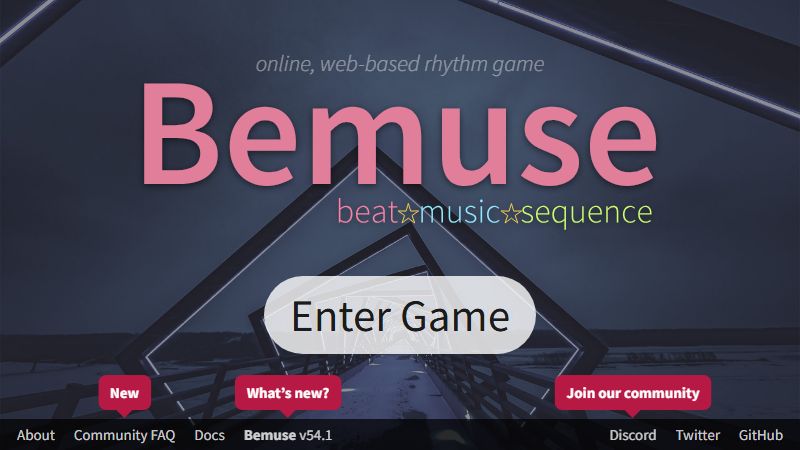 Bemuse screenshot